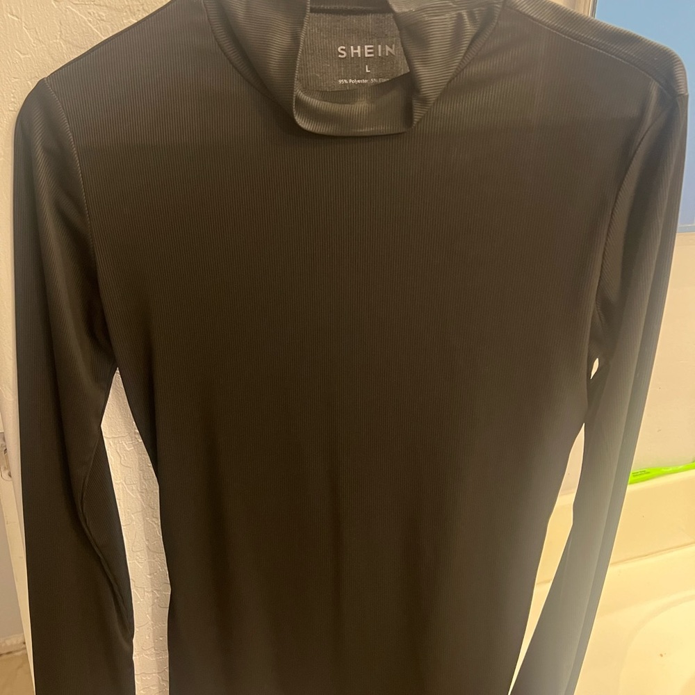 Black turtle neck
